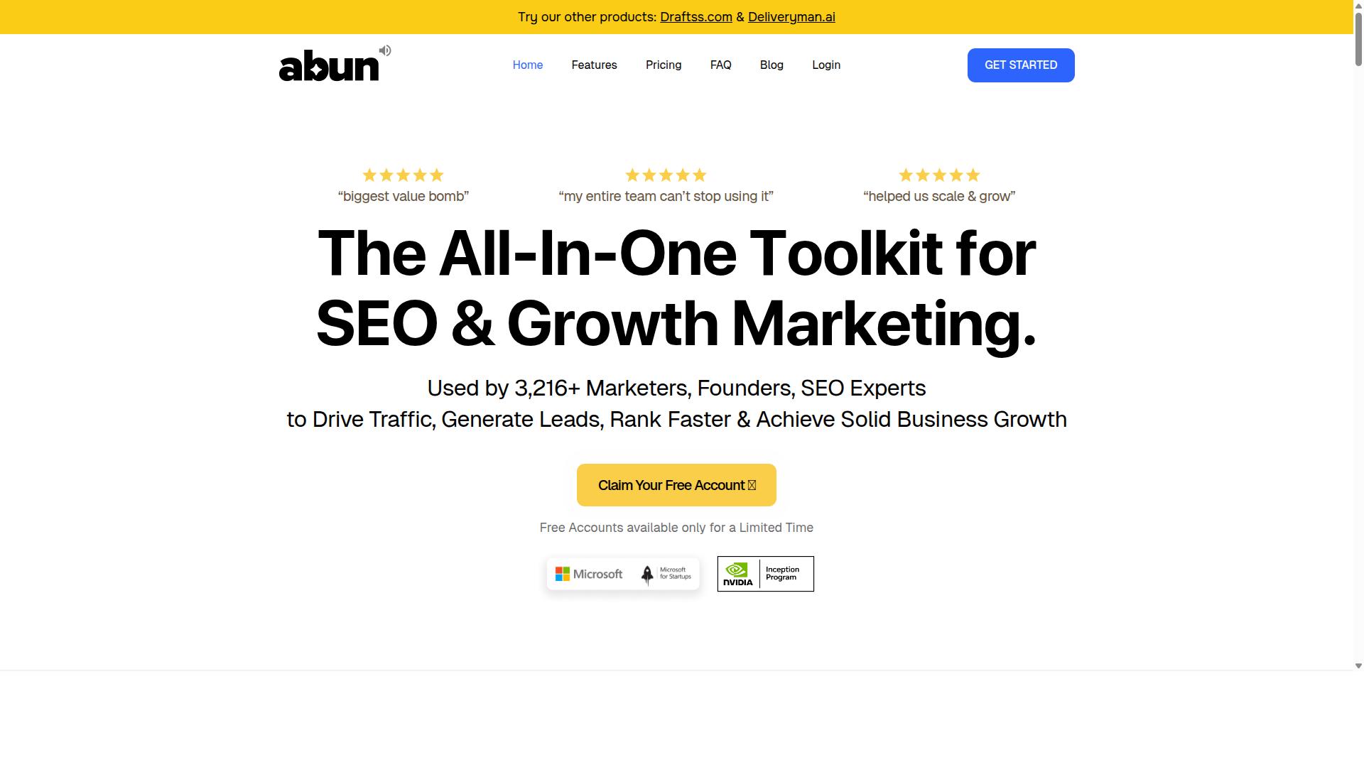 Abun website