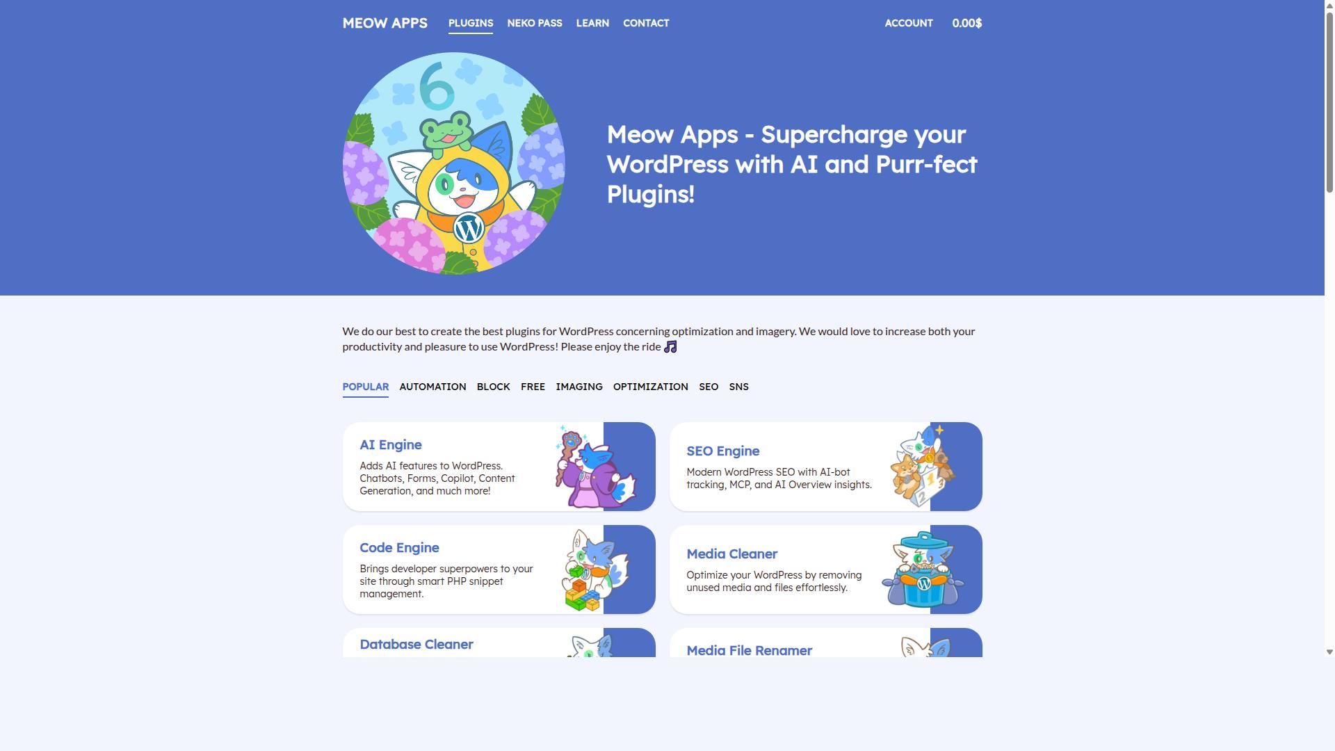 AI Engine for WordPress website