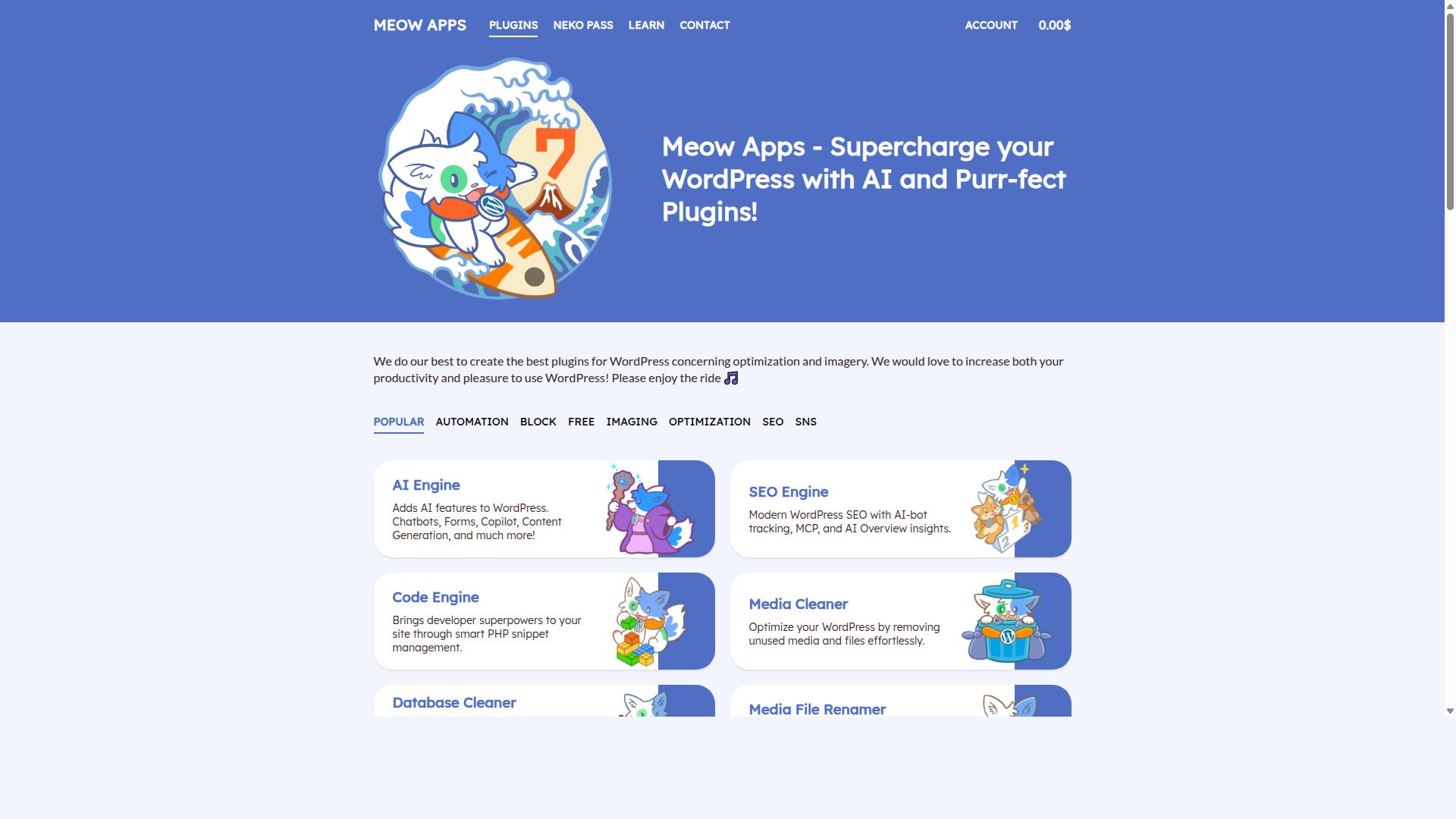 AI Engine website