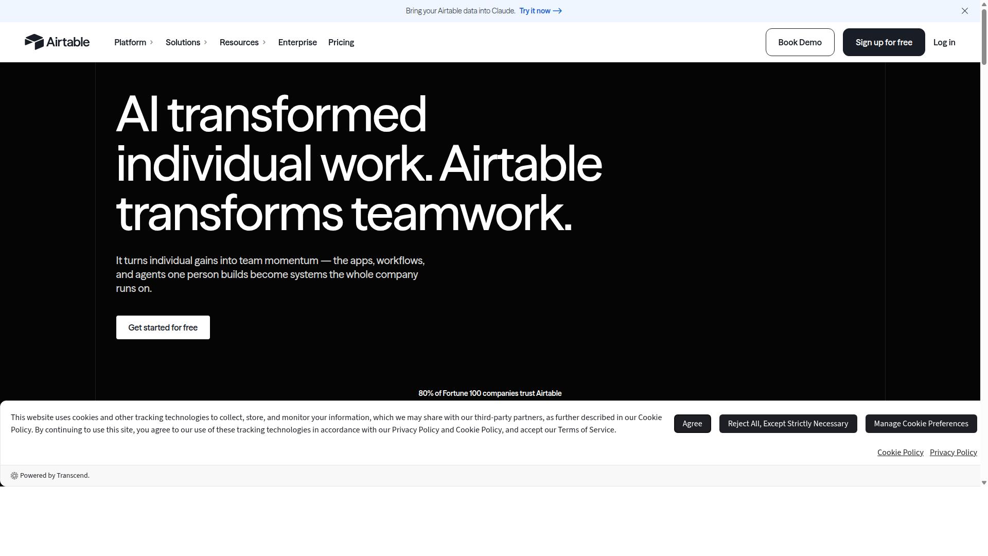 Airtable website