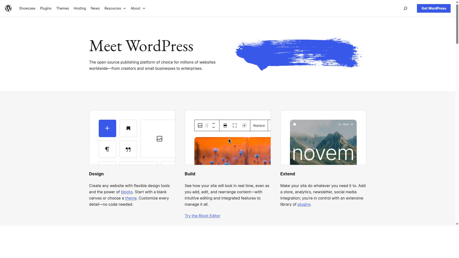 BlogWolf website