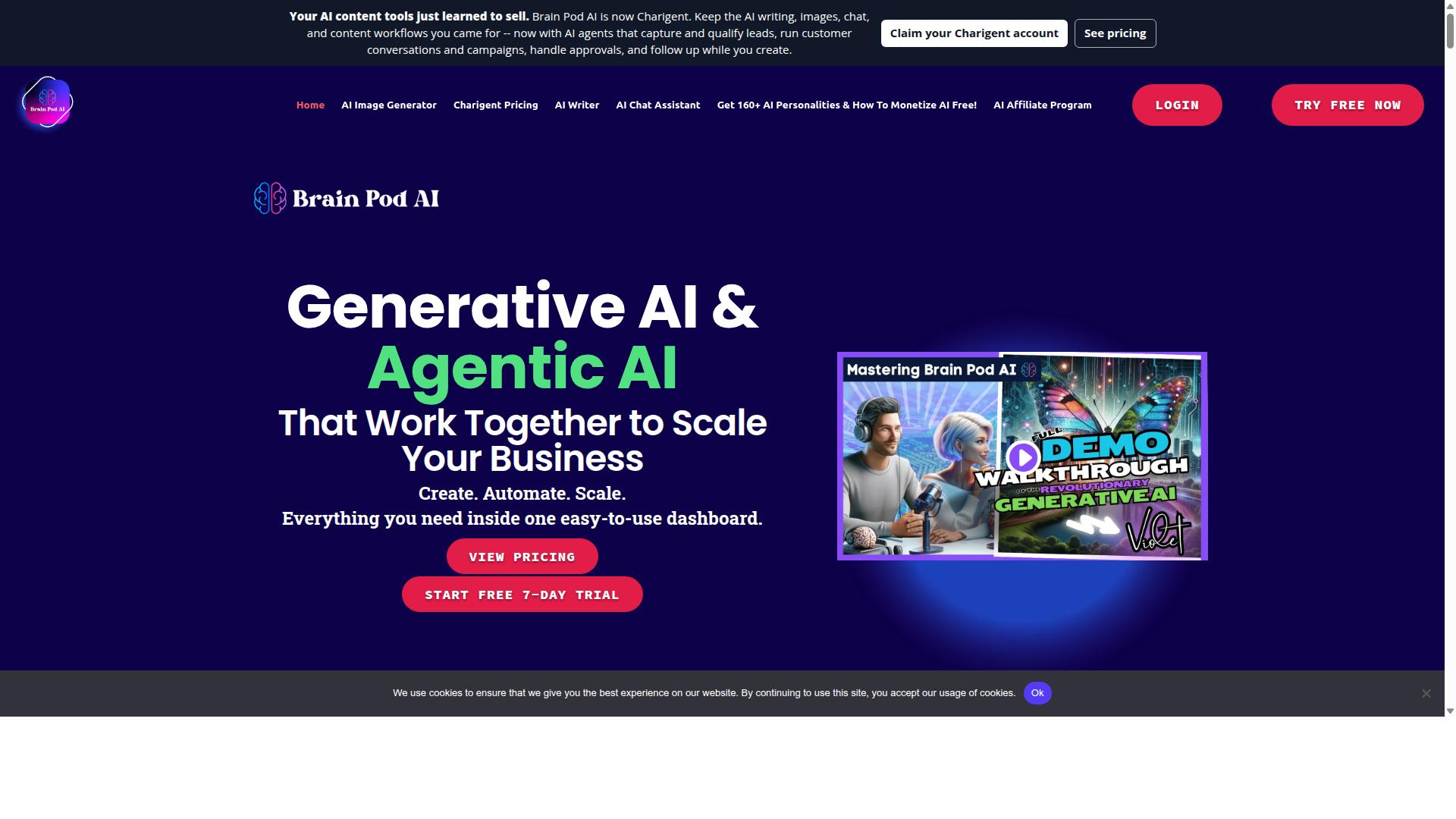 Brain Pod AI website