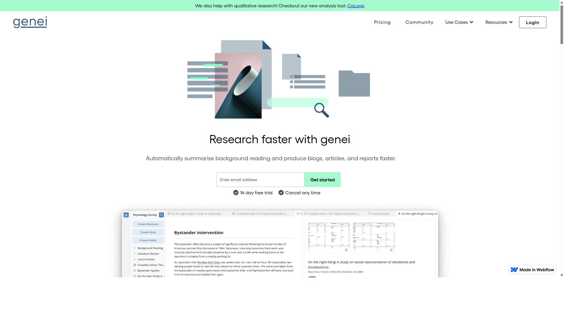 genei website