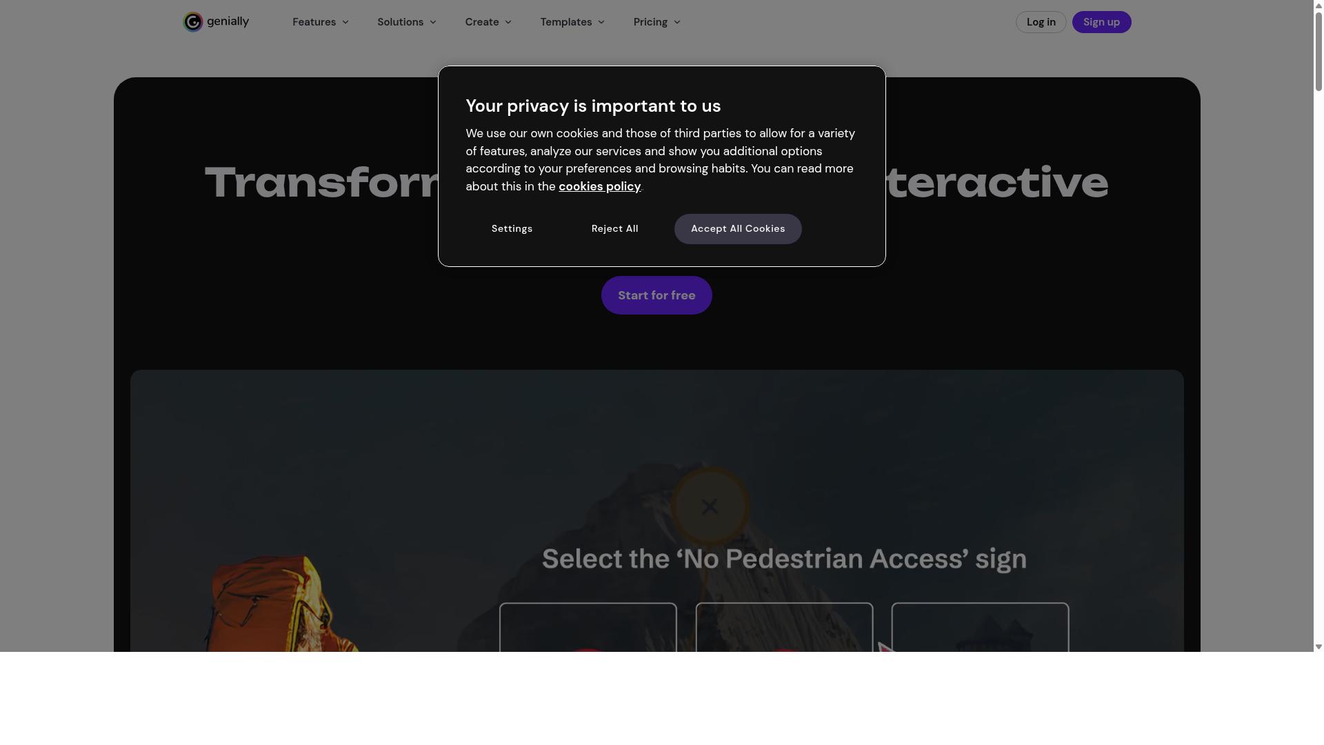 Genially website