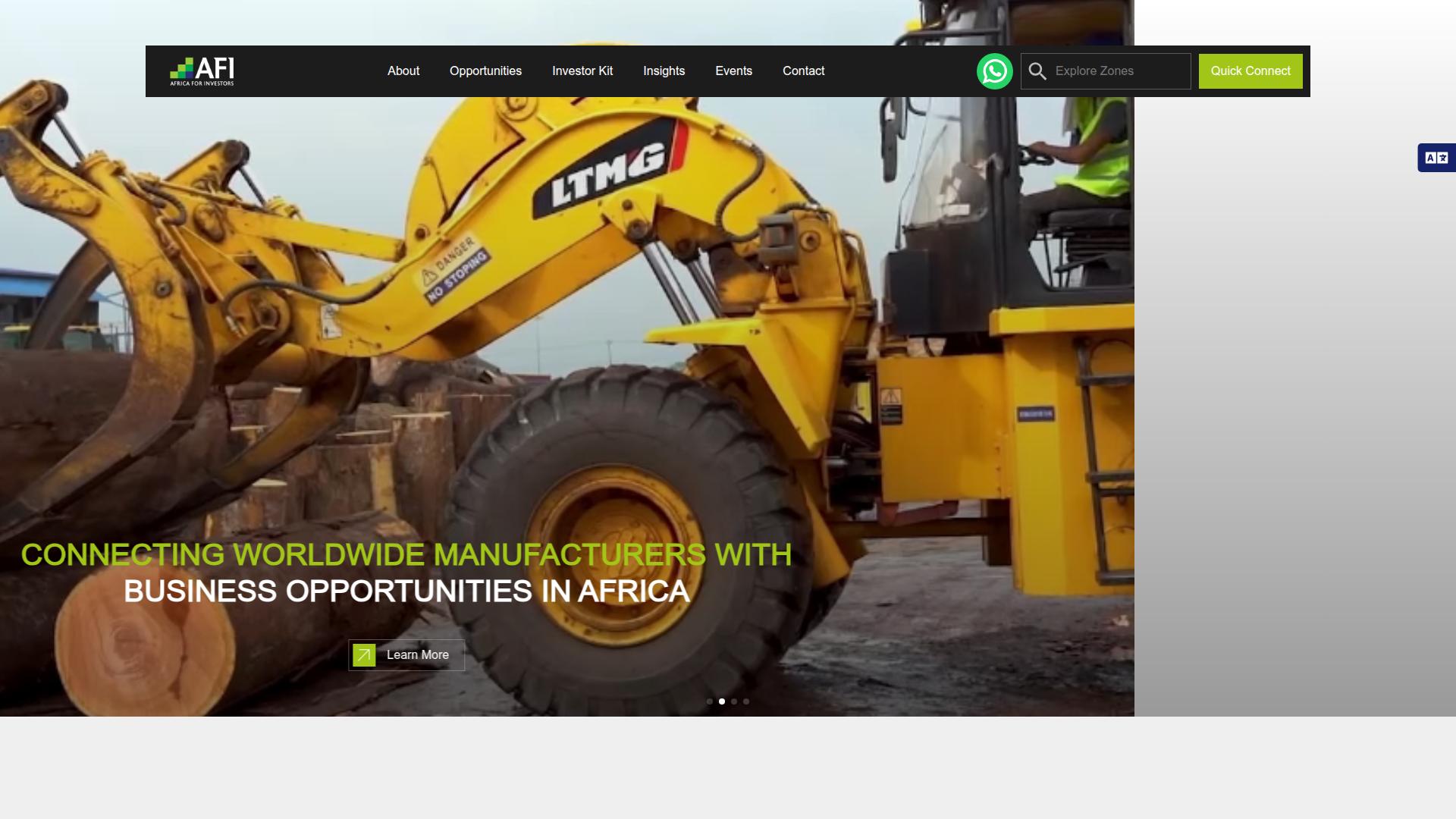 Ginger Business website