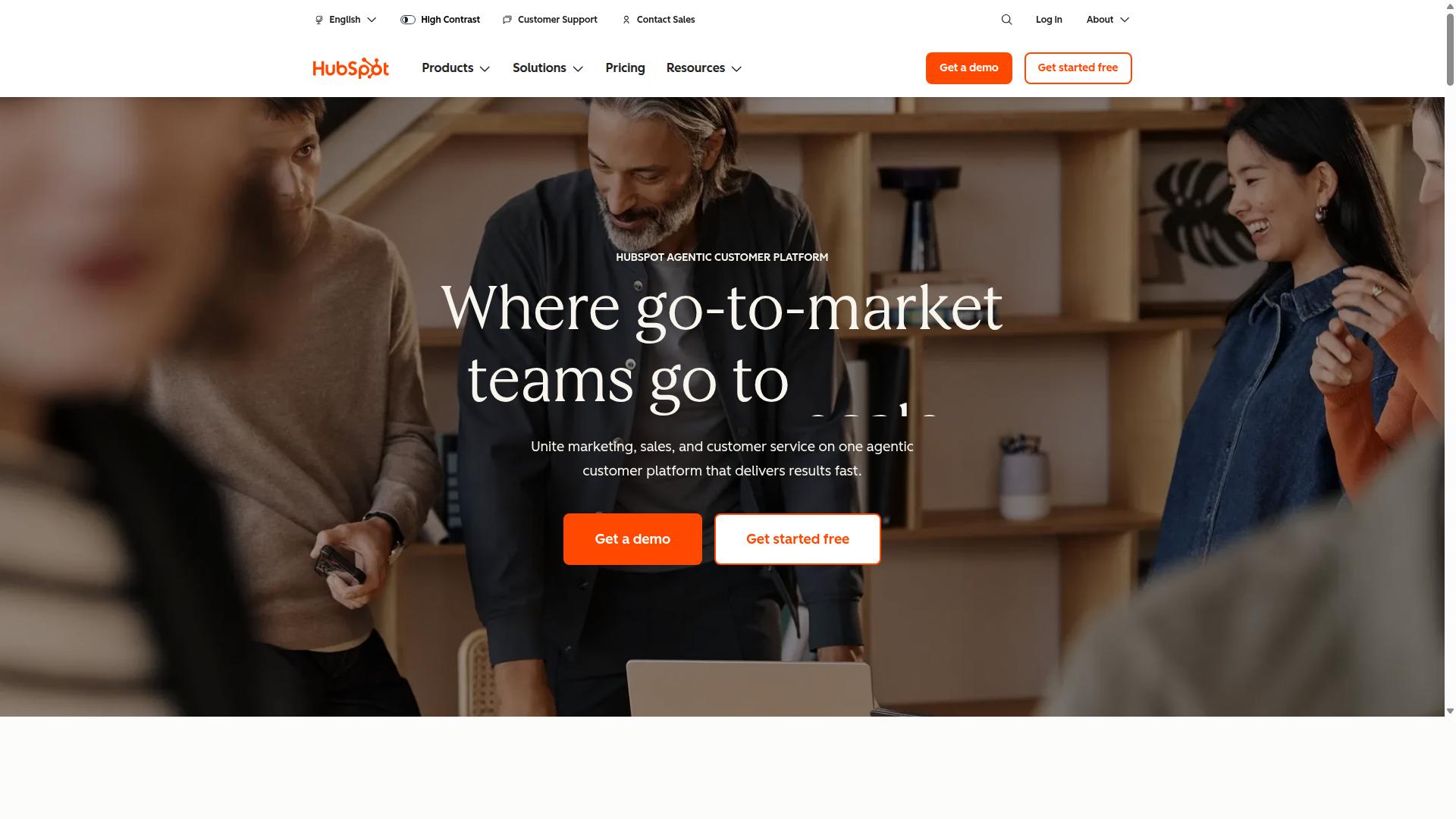 HubSpot Marketing Hub website