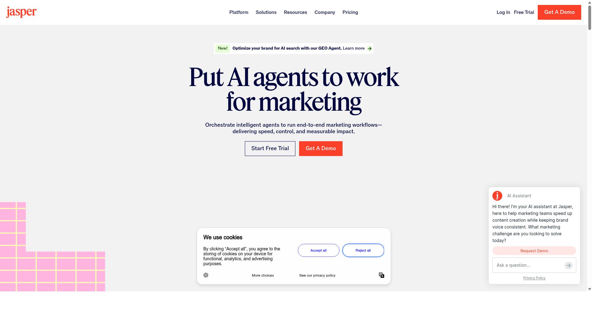 Jasper website