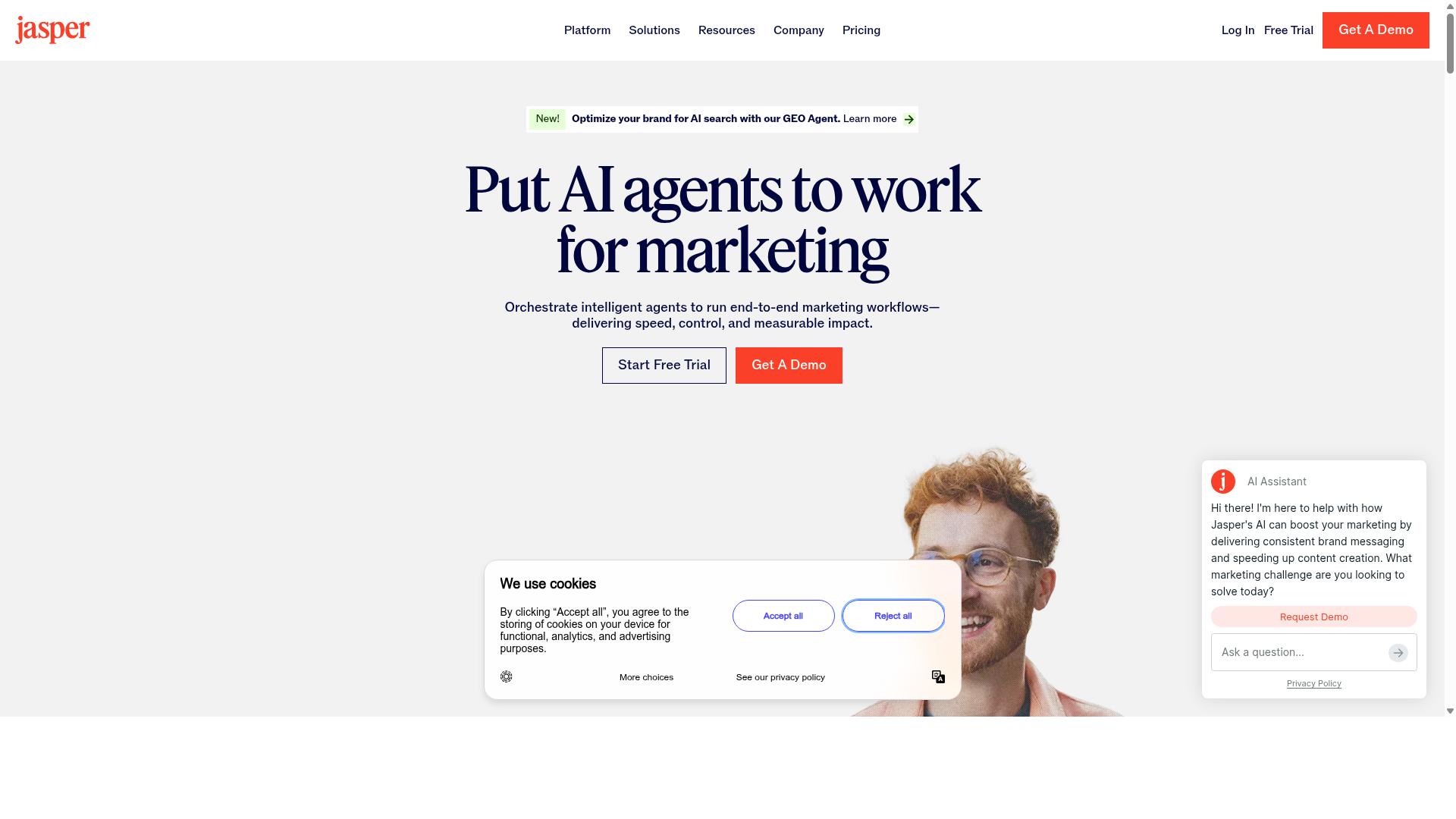 Jasper website