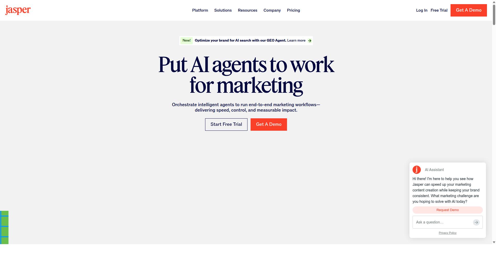 Jasper website