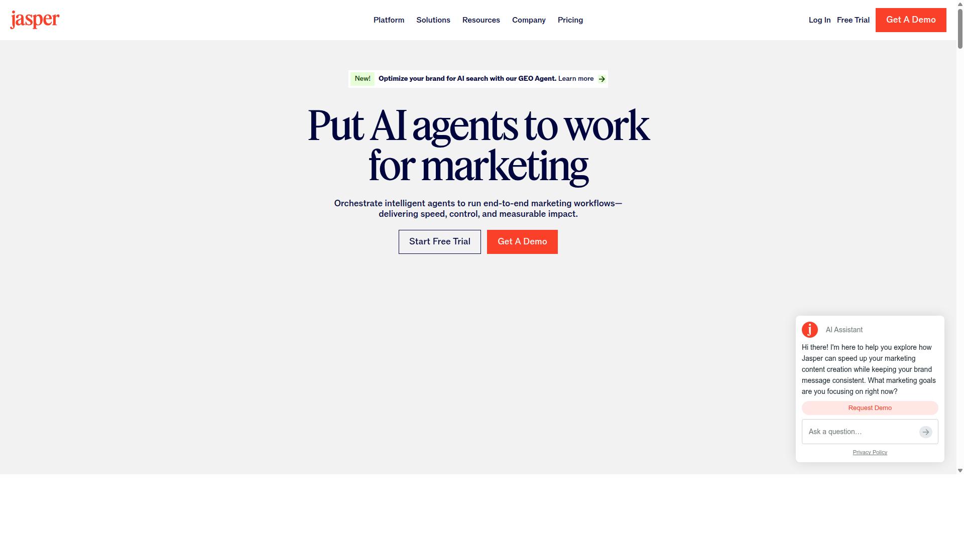 Jasper website