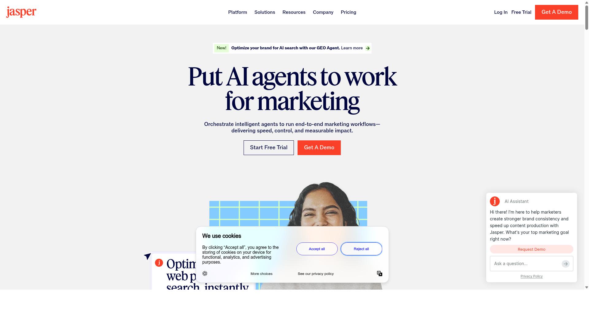 Jasper website