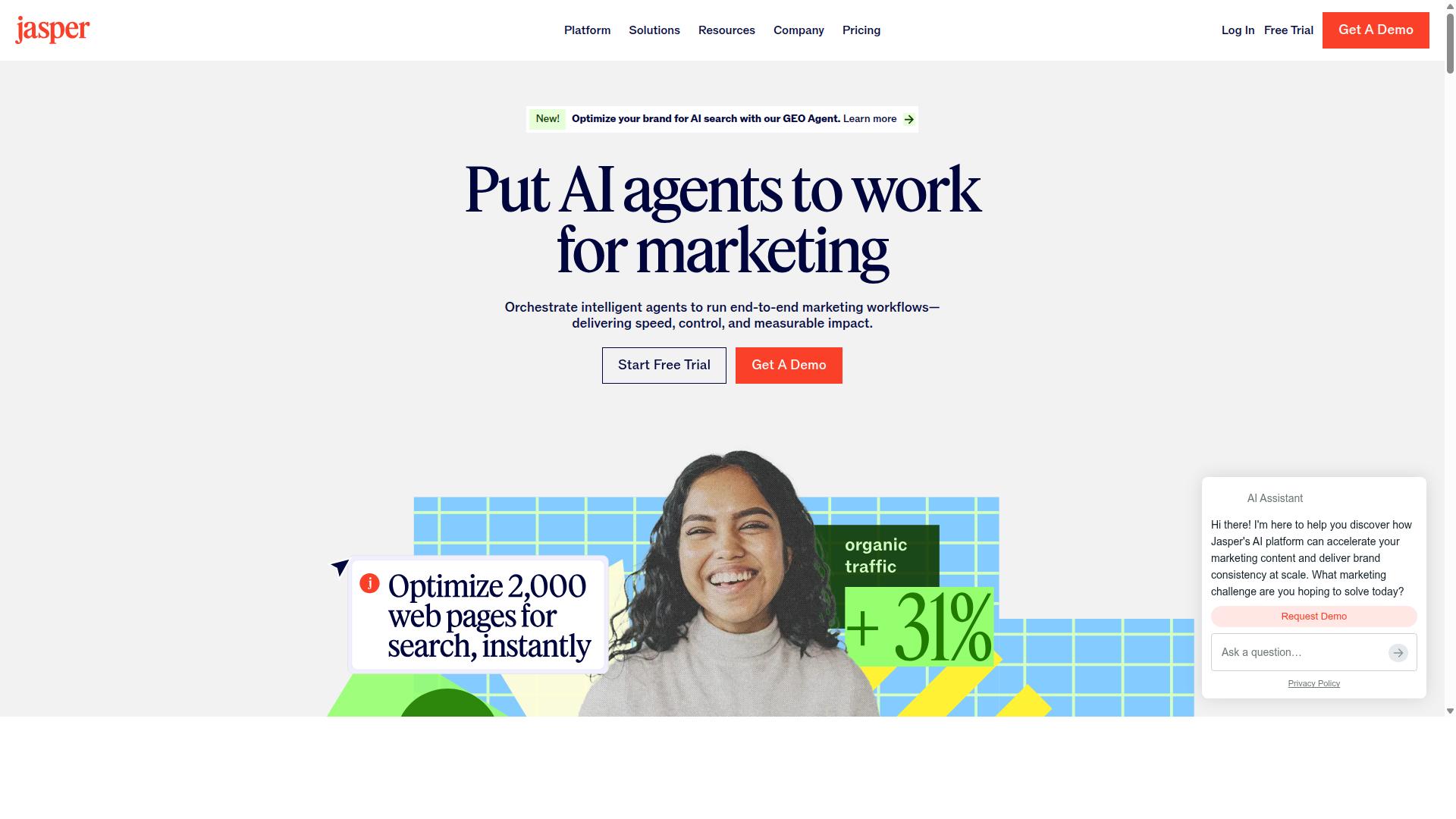 Jasper website