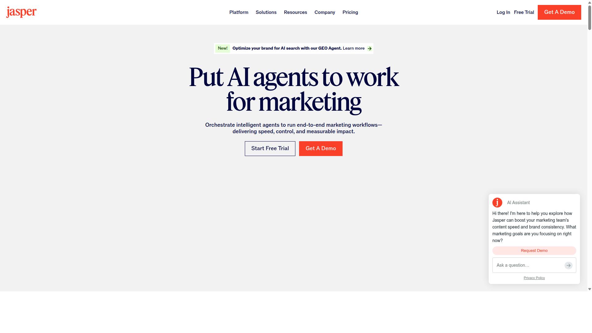Jasper website