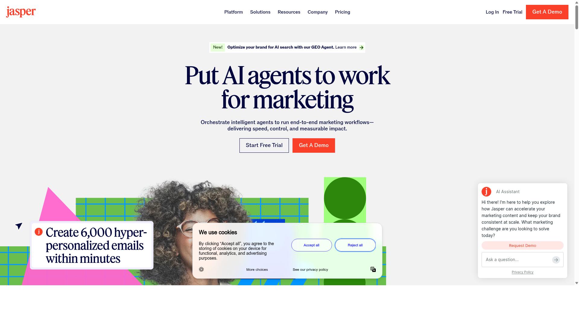 Jasper website