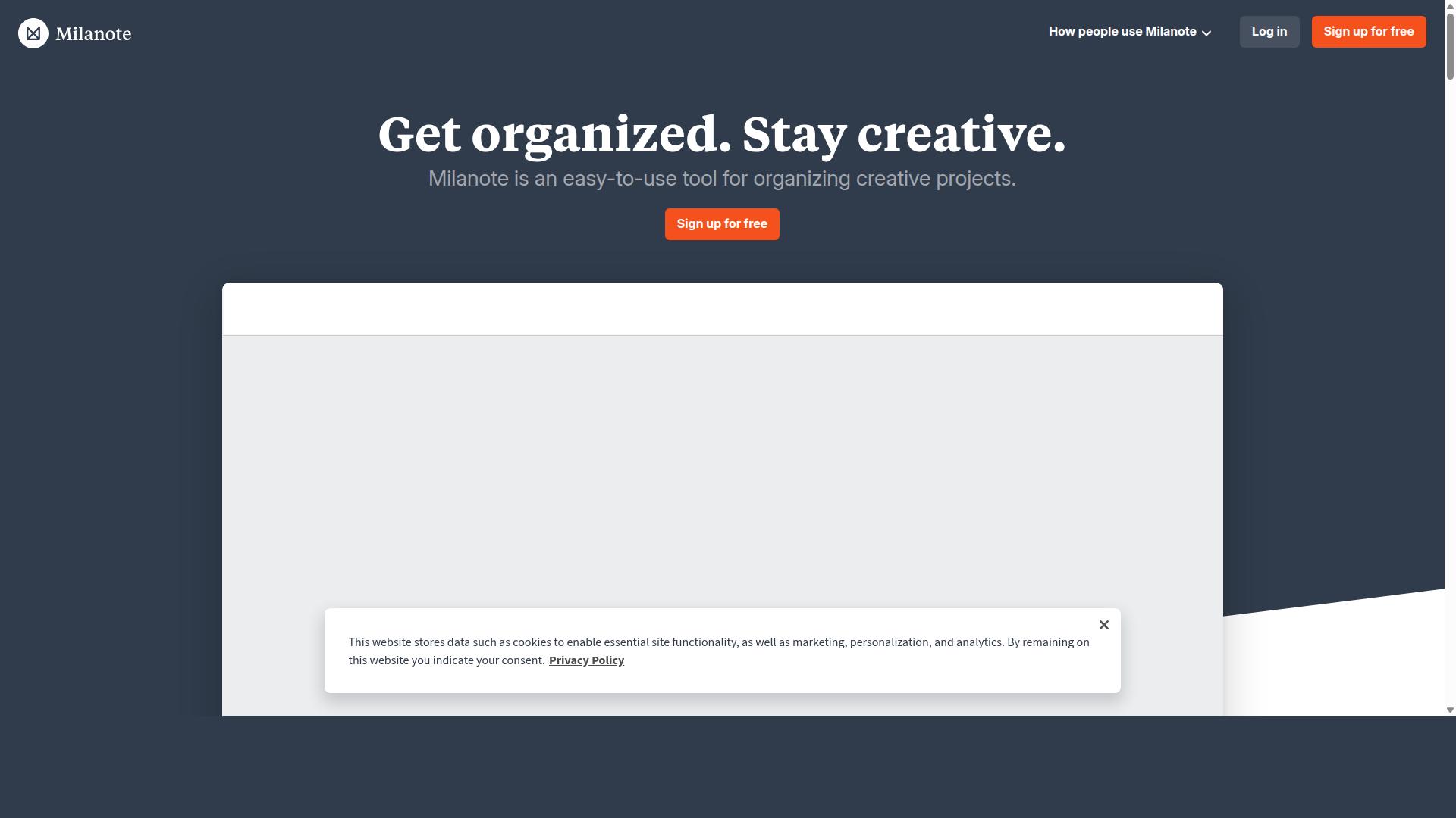 Milanote website