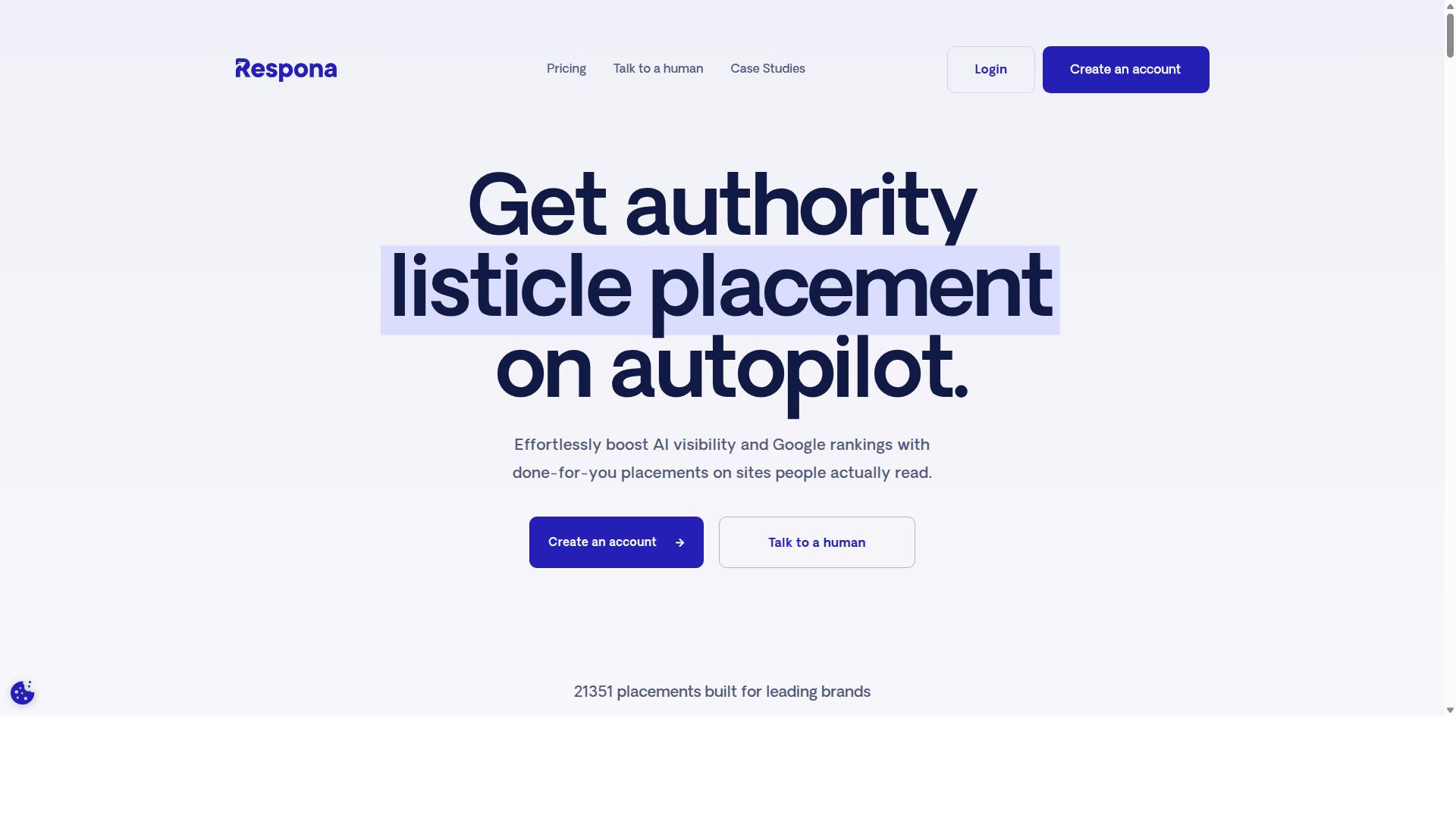 Respona website