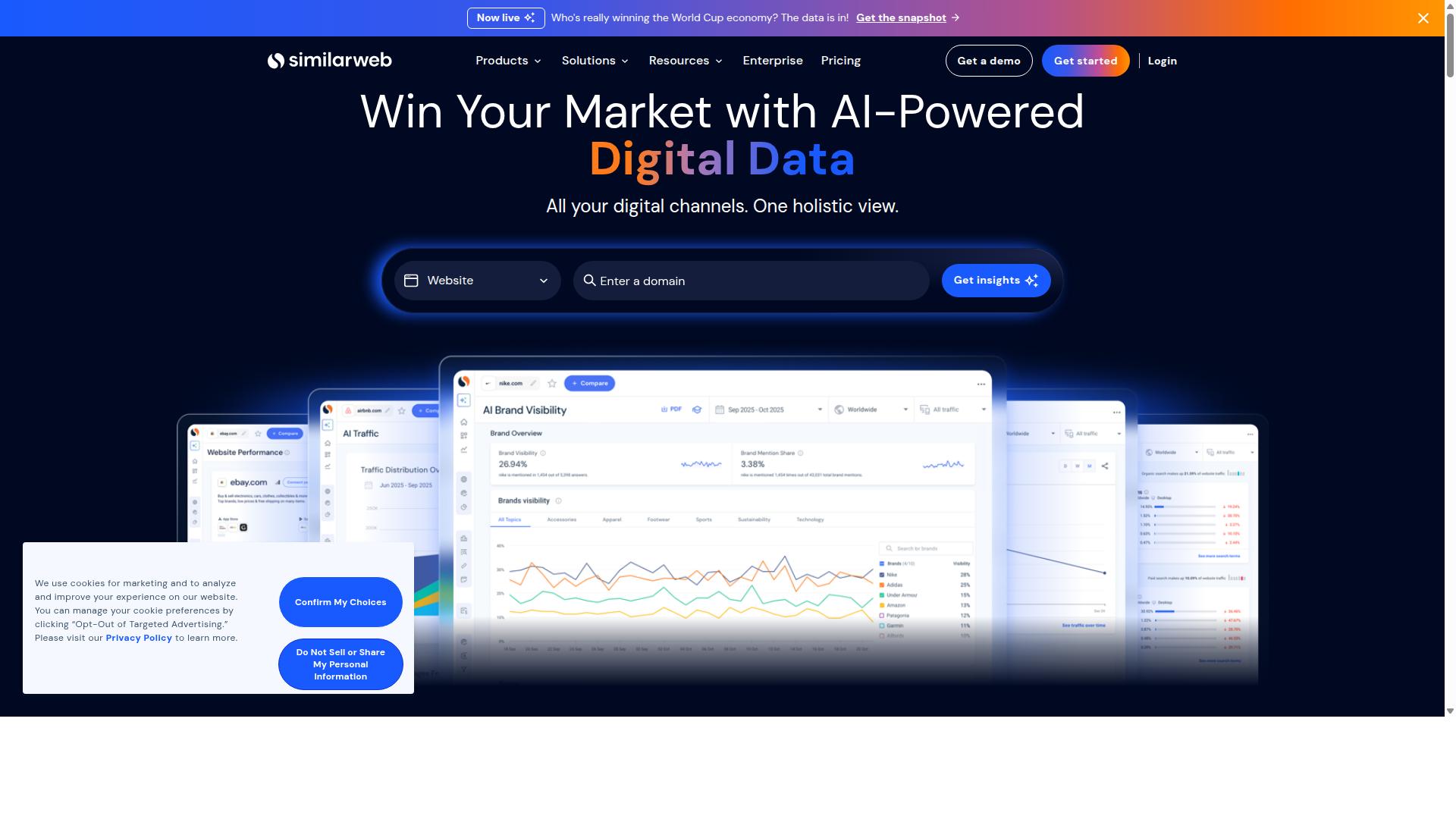 Similarweb website