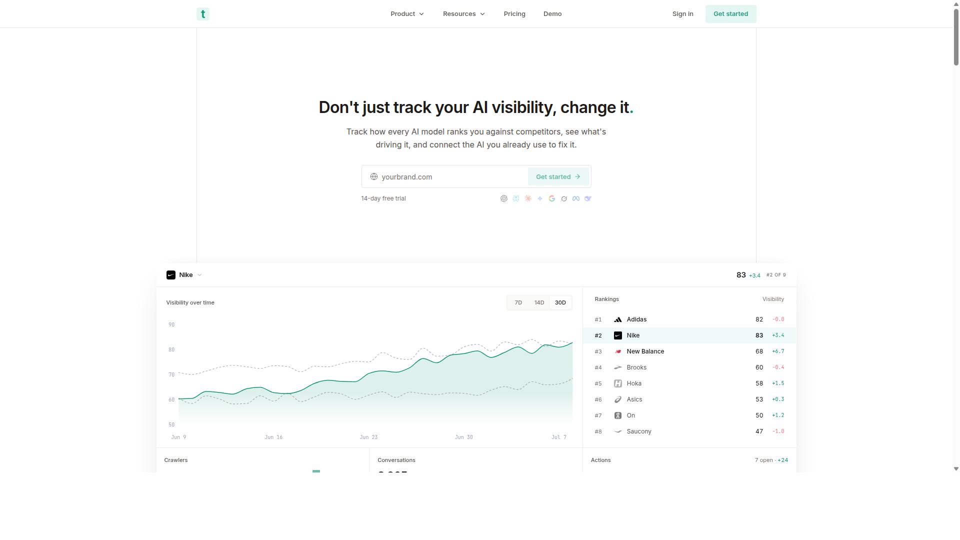 Trakkr website