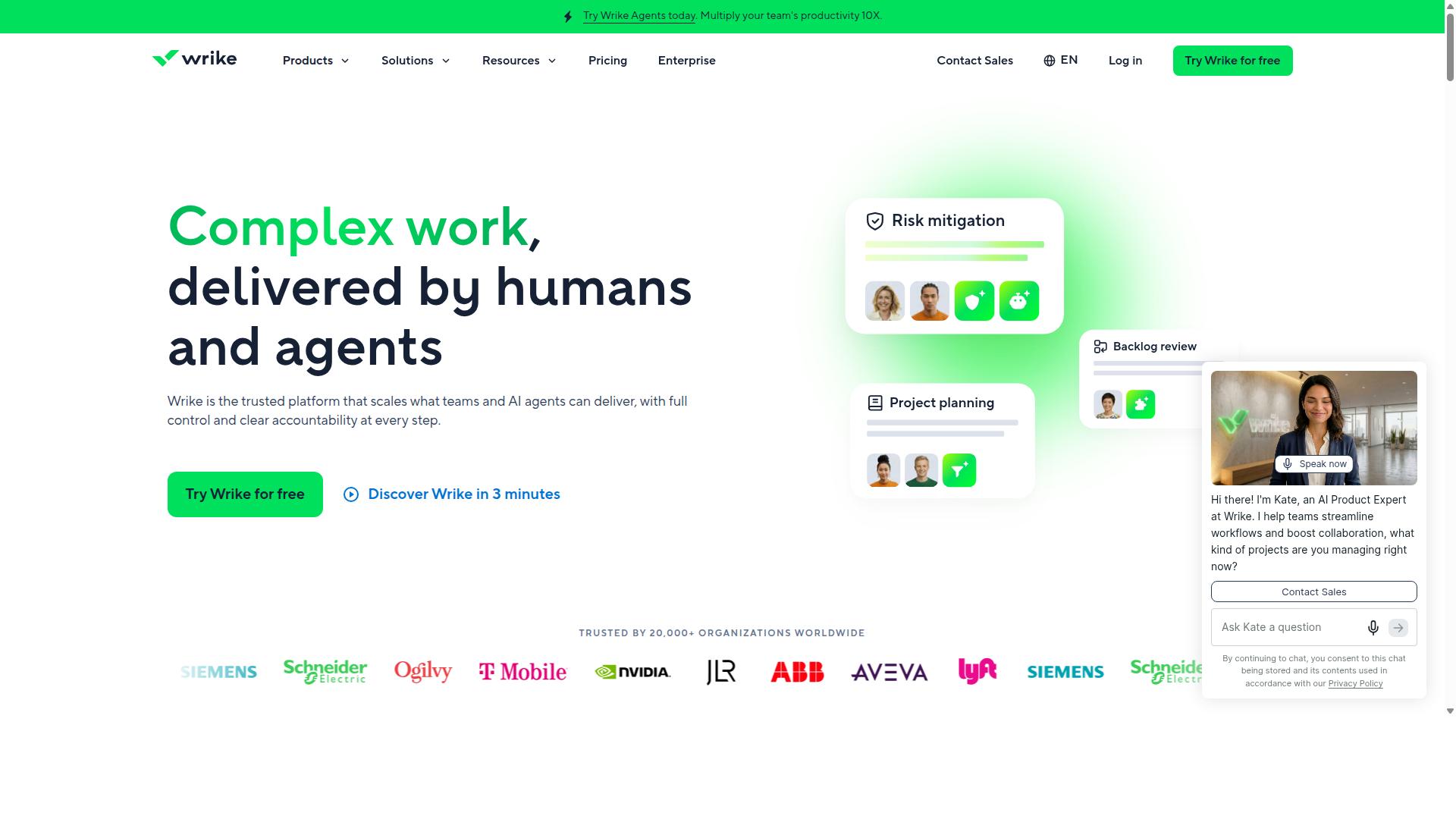 Wrike website