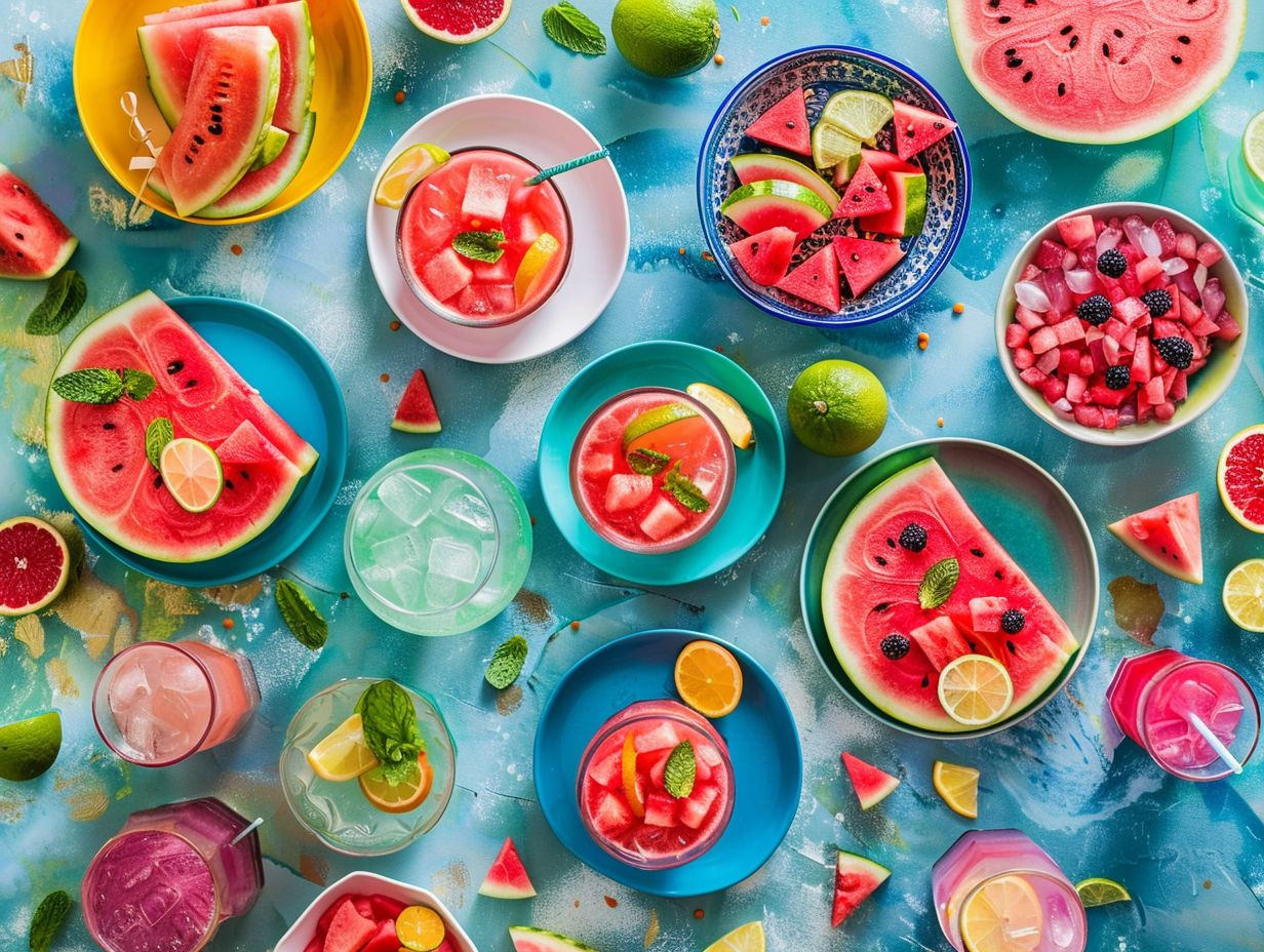 Watermelon and Cucumber Gazpacho