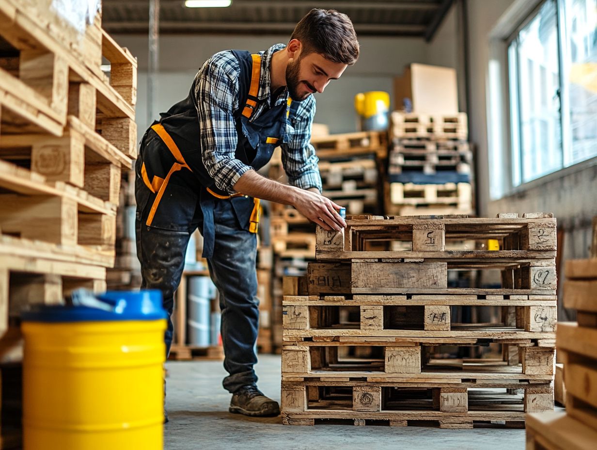 Image illustrating key takeaways for successful pallet flipping.