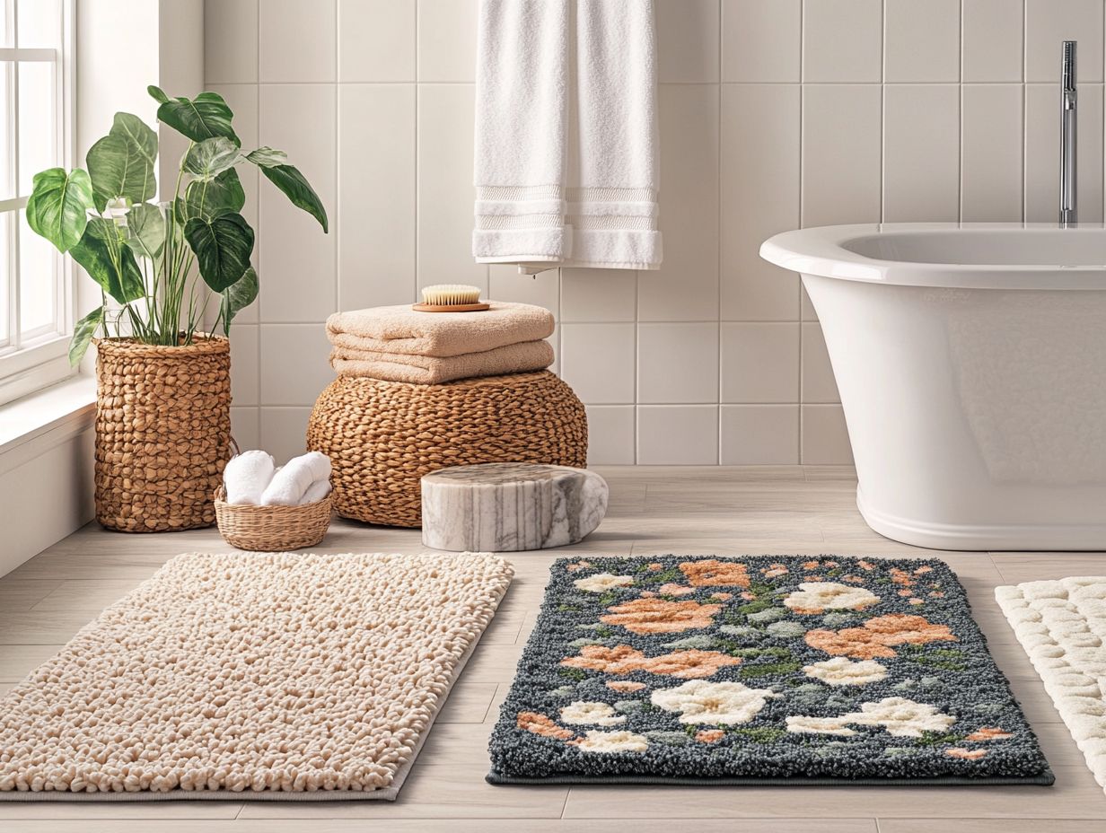 20 Bathroom Rug Decor Ideas - OhMyClassroom.com