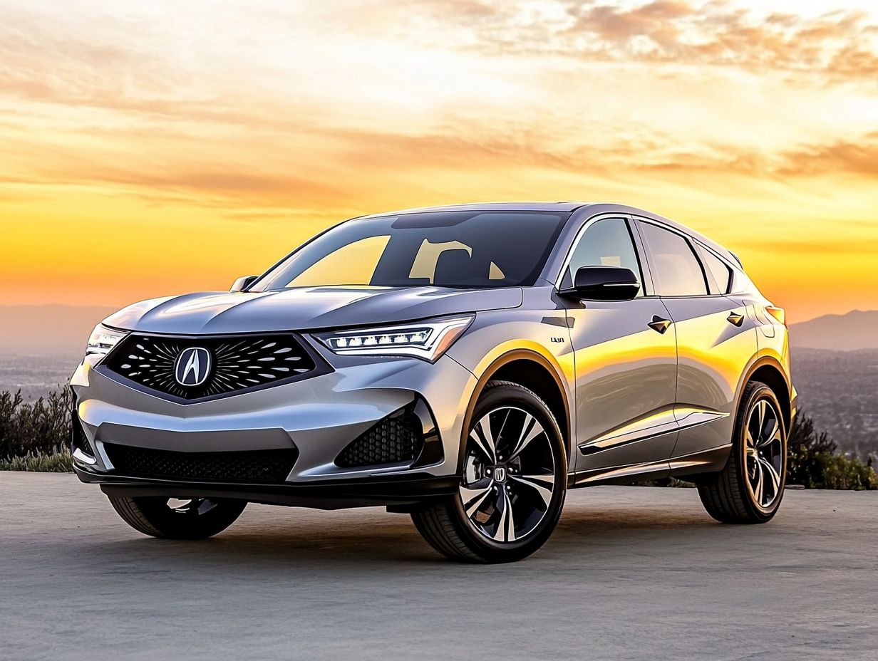 2024 Acura RDX sporty crossover exterior design