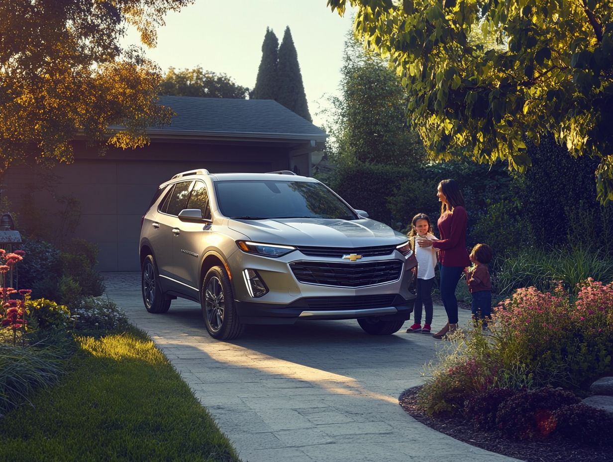 Image of the 2024 Chevrolet Equinox, the perfect family SUV.