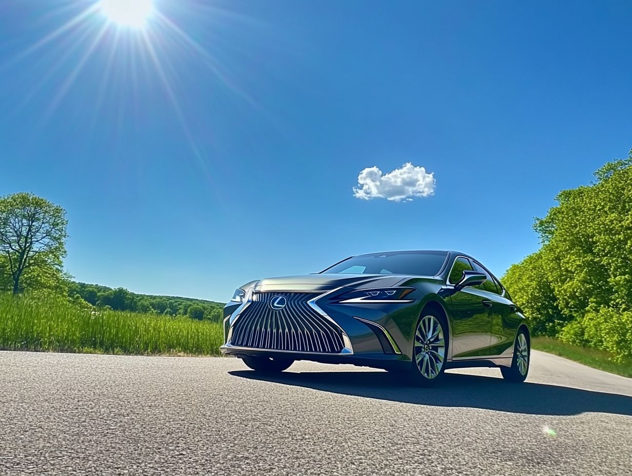 2024 Lexus ES luxury sedan showcasing its sleek design and elegant interior