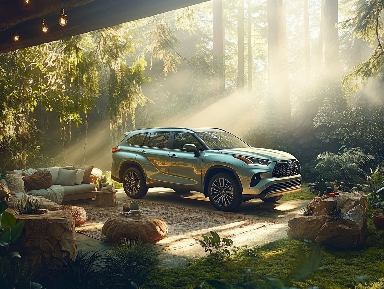 What are the seating options for the 2024 Toyota Highlander?