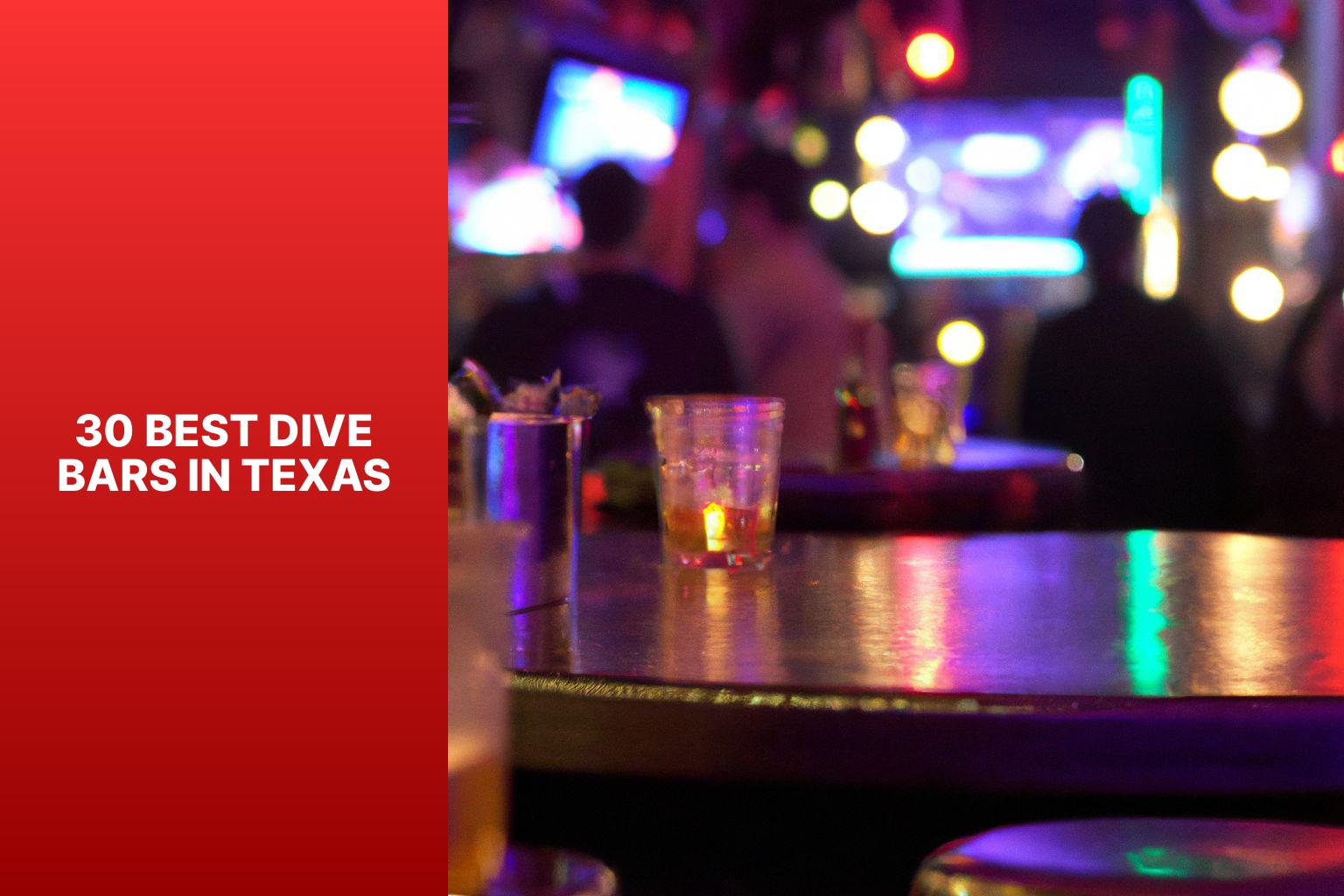 30 Best dive bars in Texas