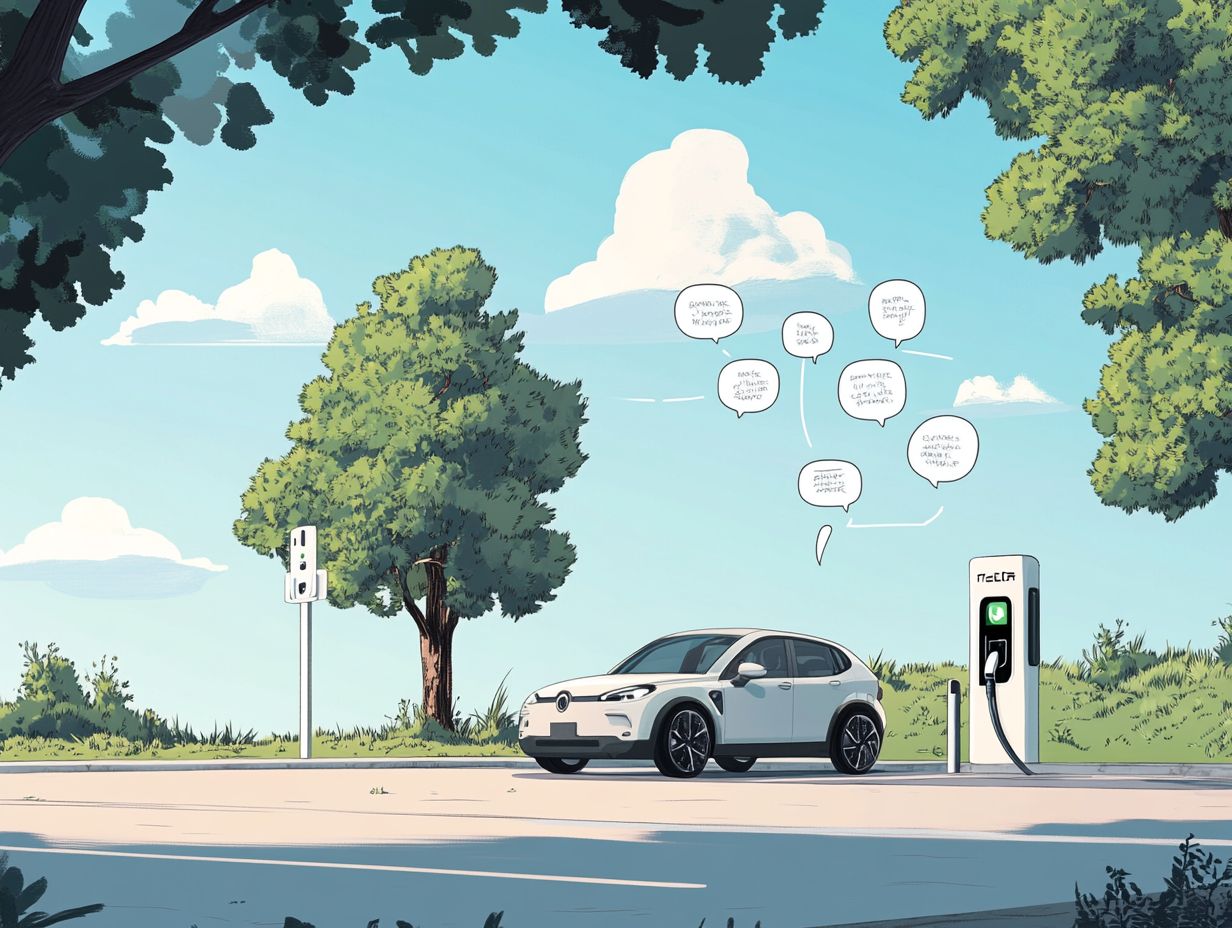 Infographic summarizing key takeaways about EV charging myths.