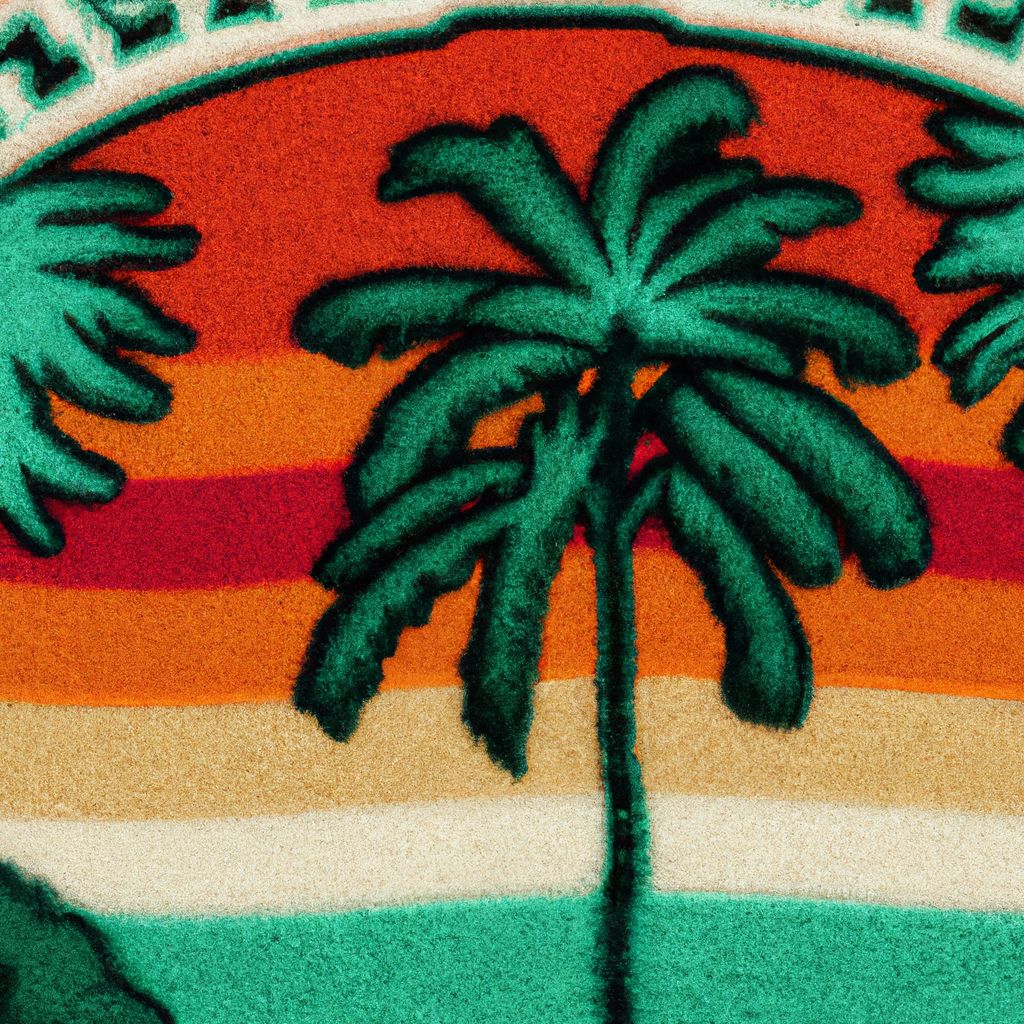Embroidered Beach Towel