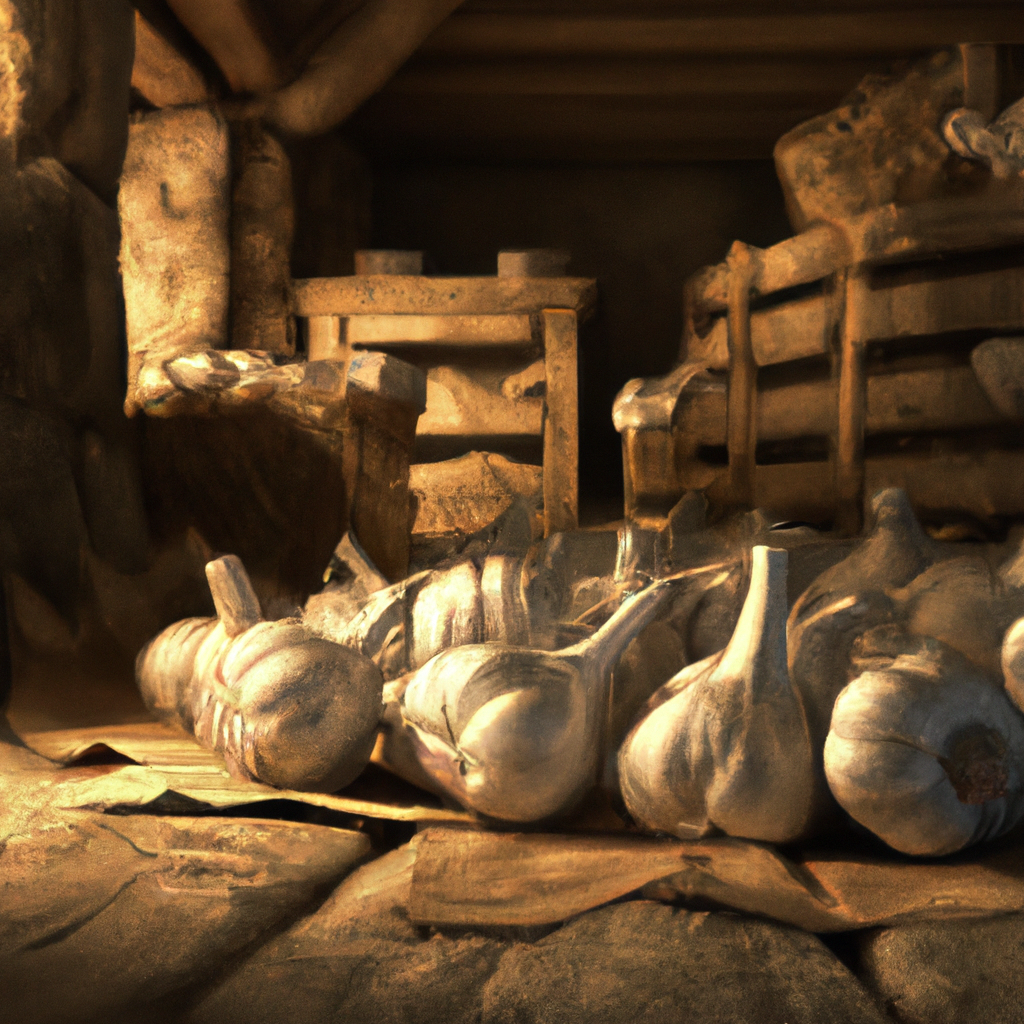 Garlic Storage in a Root Cellar