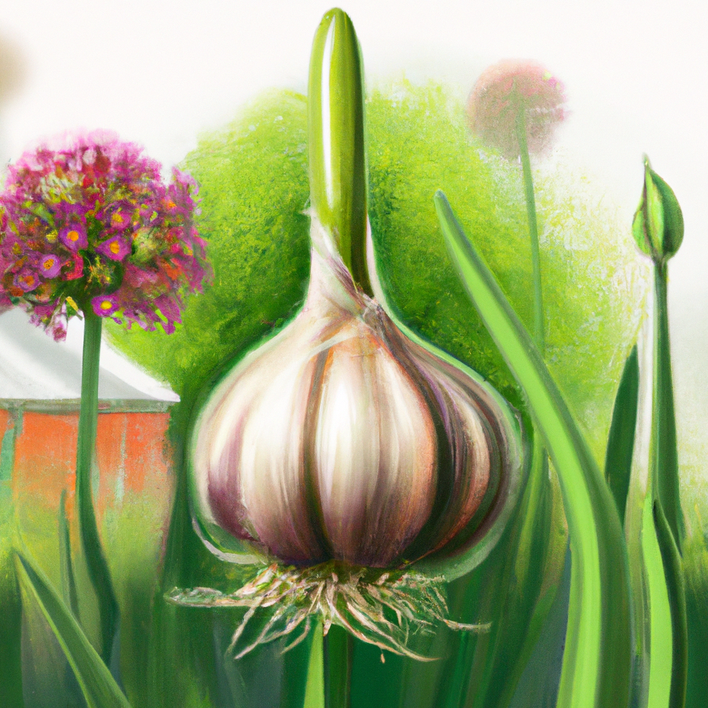 Growing Garlic for Ornamental Purposes