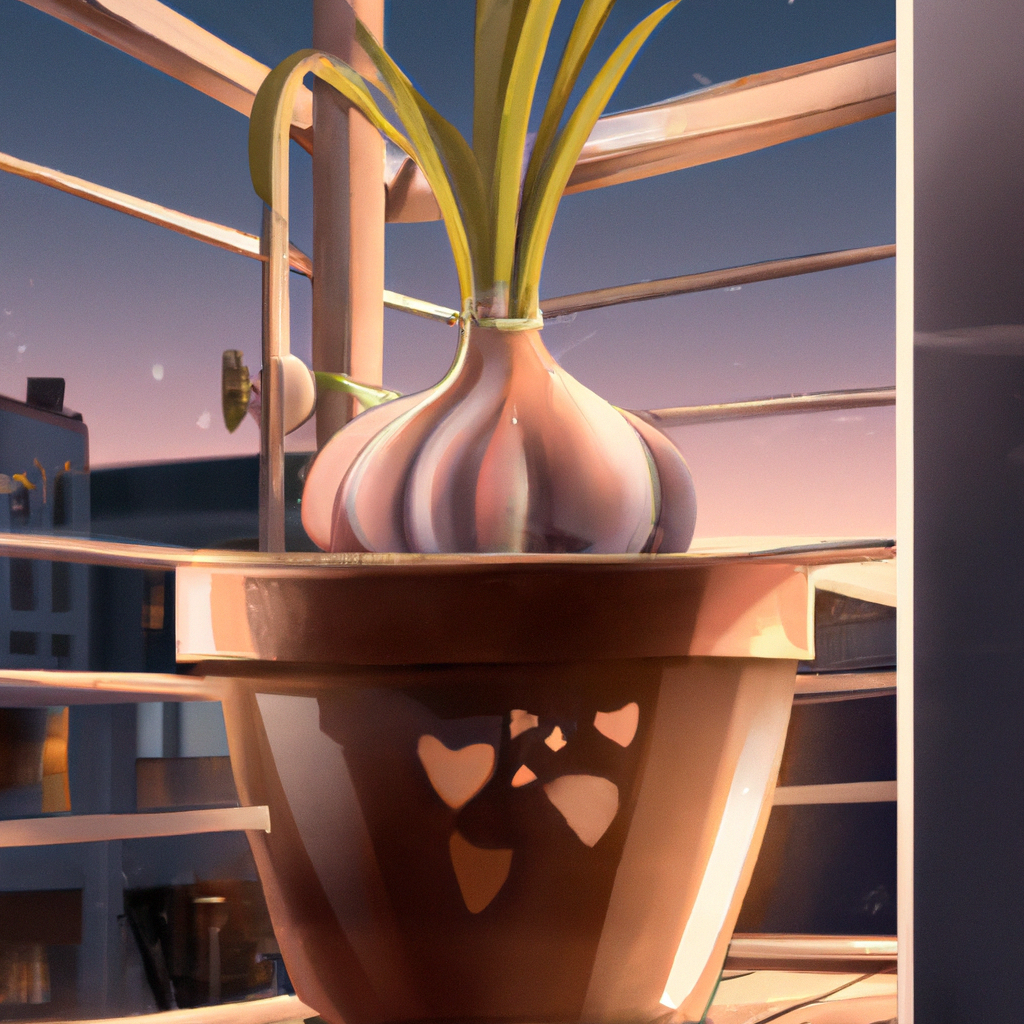 Growing Garlic in an Apartment Balcony