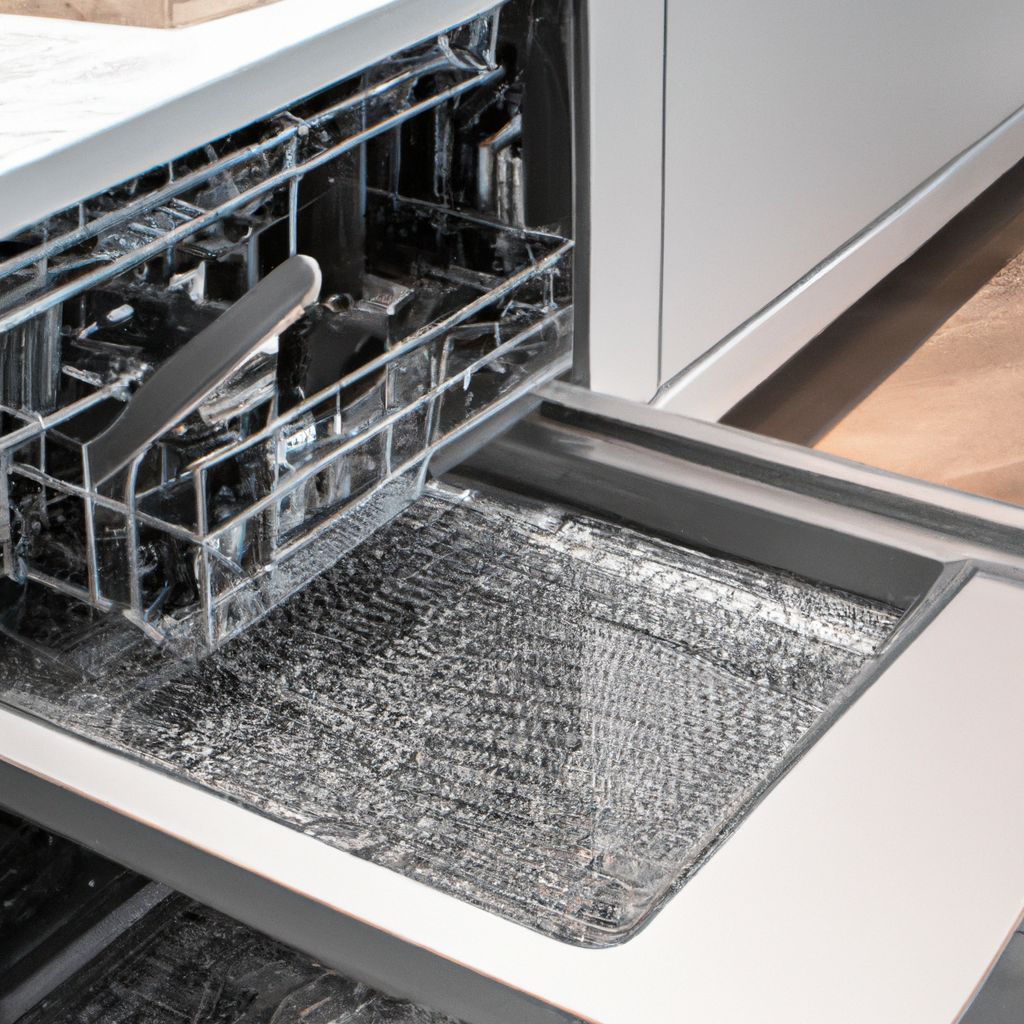 How far should dishwasher stick out