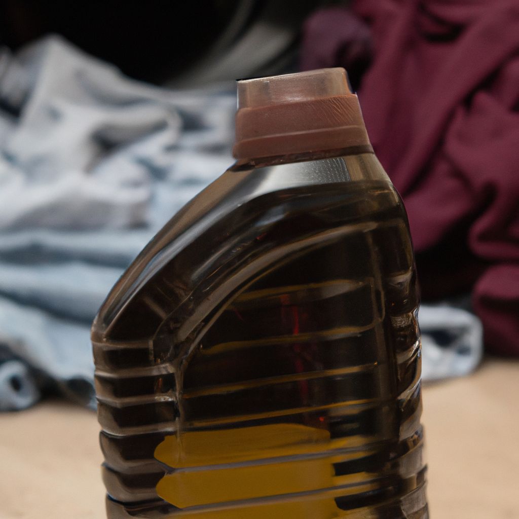 How to get gear oil out of clothes