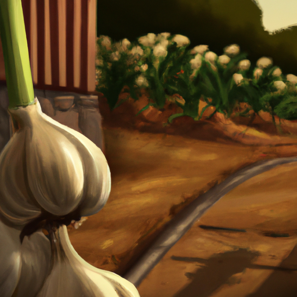 Planting Garlic for Erosion Control