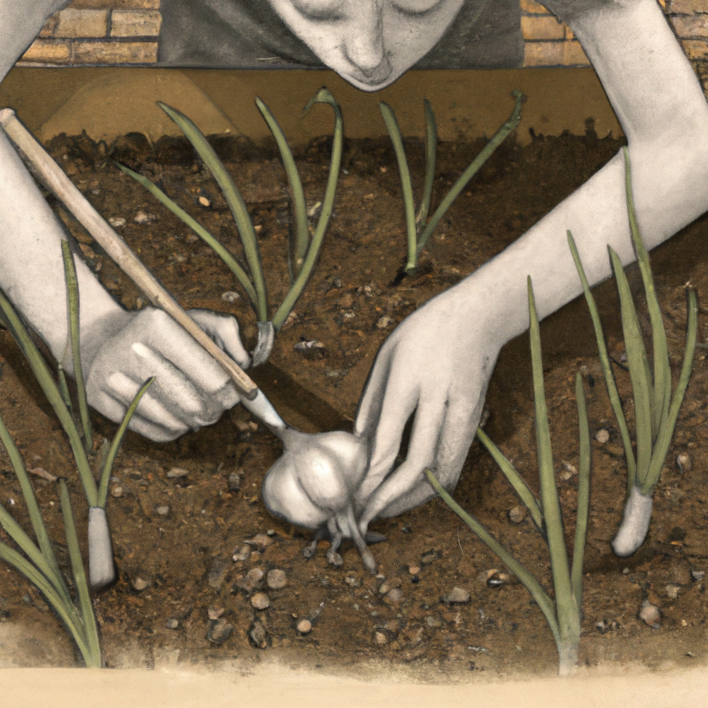 Planting Garlic for Teaching Gardens