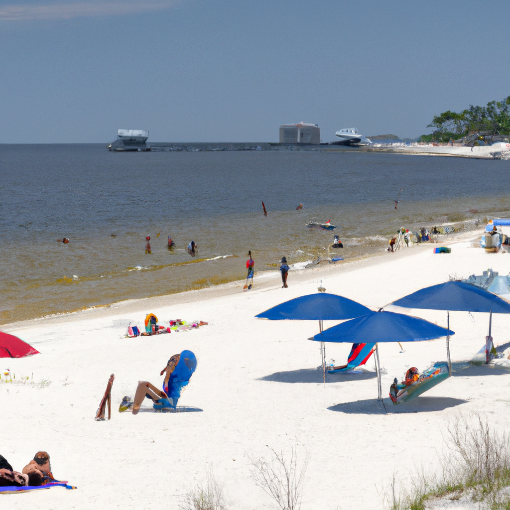 What are some of the best beaches in Biloxi Mississippi and what activities and amenities do they offer