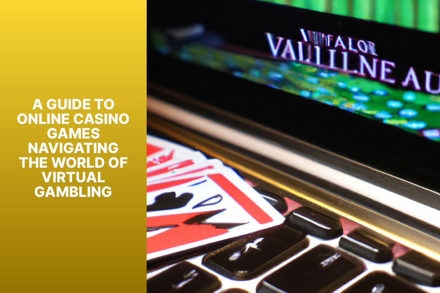 A Guide to Online Casino Games Navigating the World of Virtual Gambling