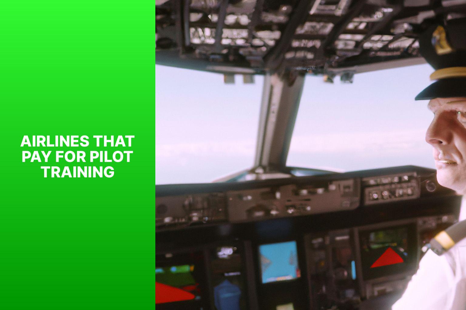 airlines that pay for pilot training