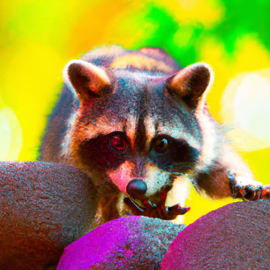 Are raccoons color blind
