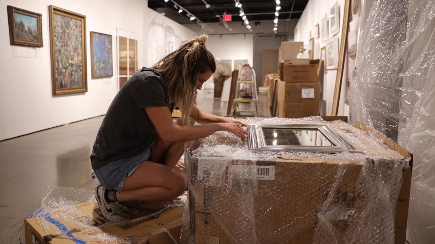 Art and Mirror Packing and How to Protect Gallery Walls During a Cross Town Move