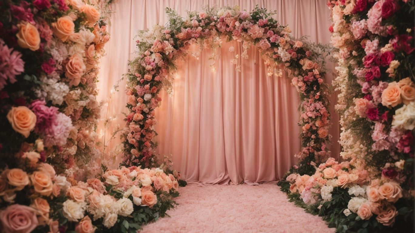 Artistic backdrops for photo booths