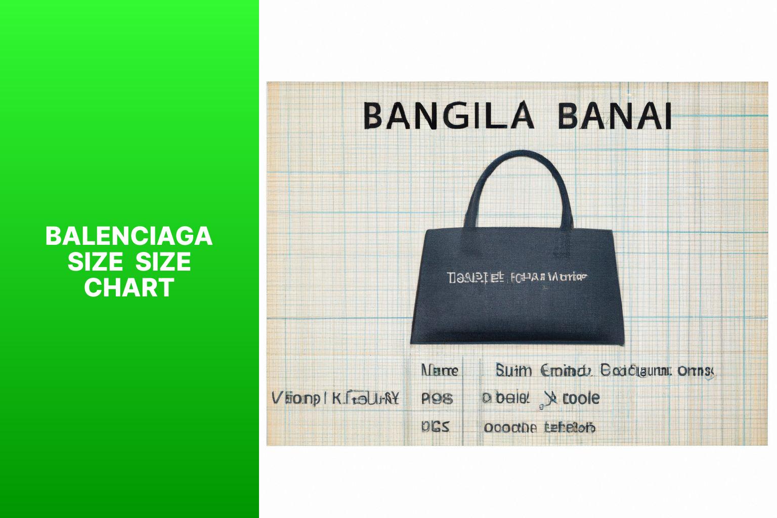lugtfri forstørrelse hver for sig Balenciaga Size & Size Chart - MeasuringKnowHow