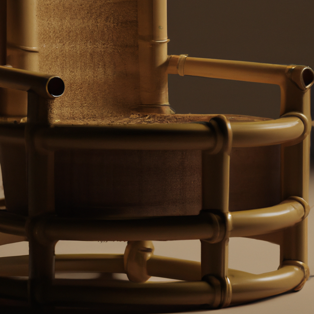 bamboo barrel chair