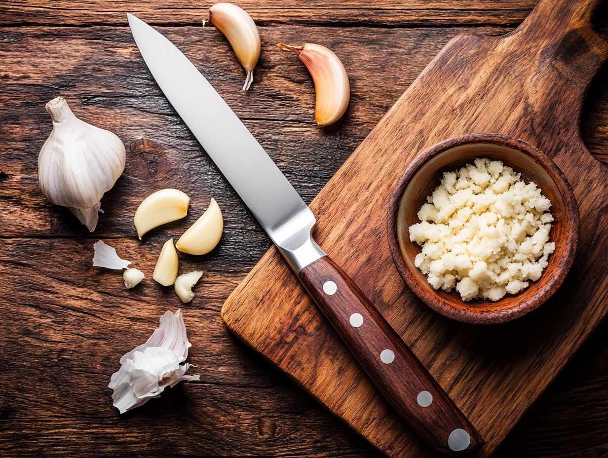 What are the potential benefits of chewing garlic?