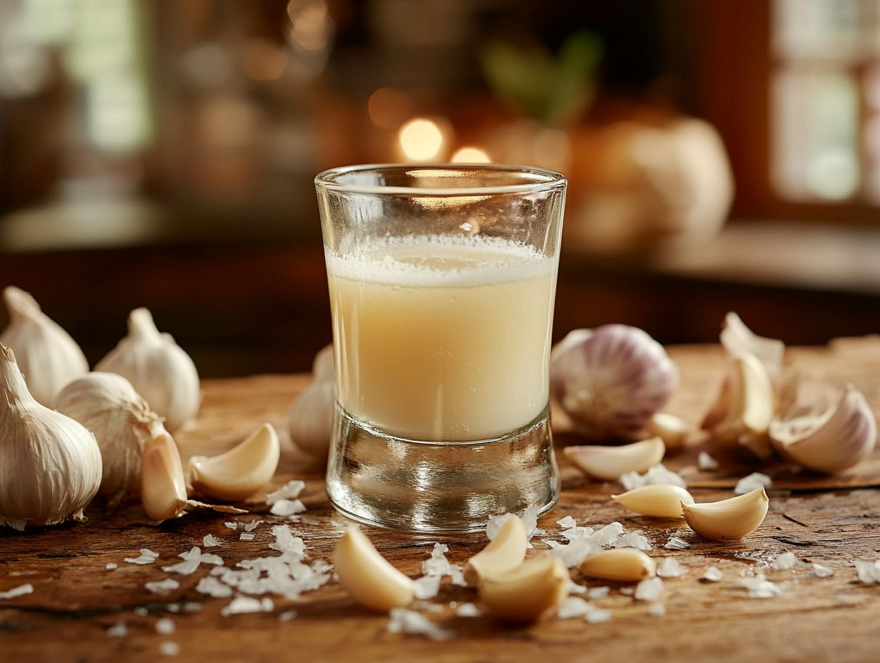 2. Garlic Juice Smoothies